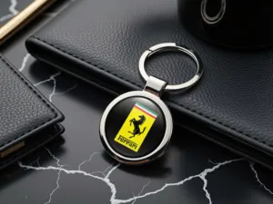 Ferrari Llavero Diseñador Metal Premium Lujoso